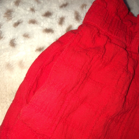 Red tie shorts - Picture 10 of 10